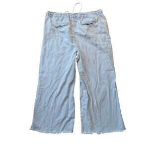 LOFT wide leg lightweight blue denim, Woman's Jeans/Pants size XXL,